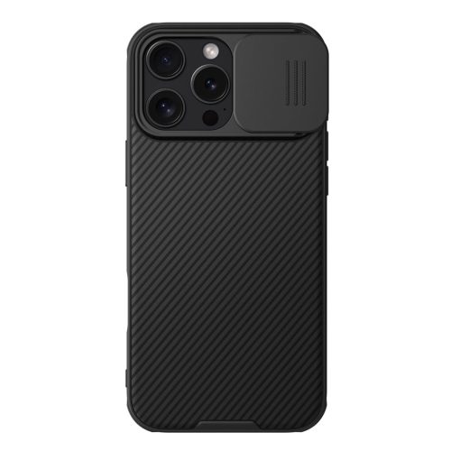 Nillkin CamShield Pro Case iPhone 16 Pro Max with camera cover - tok, fekete