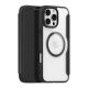 Dux Ducis Skin X Pro iPhone 16 Pro Case with MagSafe and Flip Cover - tok, fekete