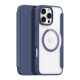 Dux Ducis Skin X Pro Case iPhone 16 Pro Max with MagSafe and Flip  tok, kék