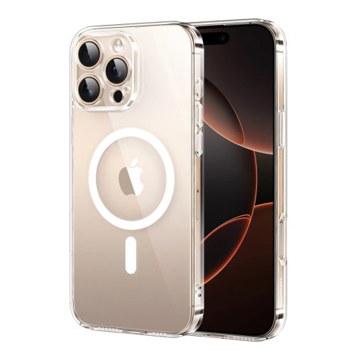 Utok, zöld Classy Clear Magnetic Case iPhone 16 Protok, átlátszó