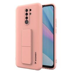   Wozinsky Kickstand Case Redmi 9 szilikon hátlap, tok, rózsaszín