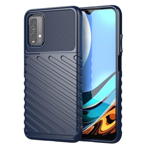 Armored Thunder Xiaomi Redmi 9T/Poco M3 ütésálló hátlap, tok, sötétkék