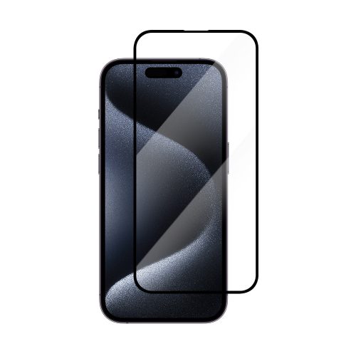 Vmax tempered glass 9D Glass Full Glue teljes kijelzős edzett üvegfólia iPhone 15 Pro 6,1"