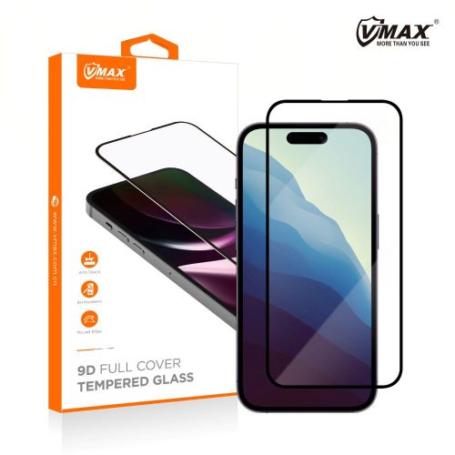 Vmax tempered glass 9D Glass iPhone 16 Plus 6,7"