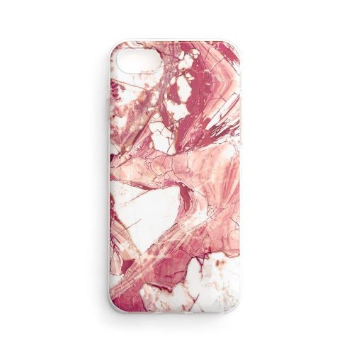 Wozinsky Marble cover Samsung Galaxy A32 5G márvány mintás hátlap, tok, rózsaszín