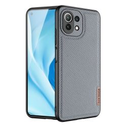   Dux Ducis Fino Xiaomi Mi 11 Lite 4G/Mi 11 Lite 5G hátlap, tok, szürke