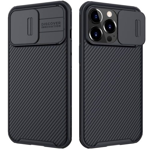 Nillkin Camshield iPhone 13 Pro hátlap, tok, fekete