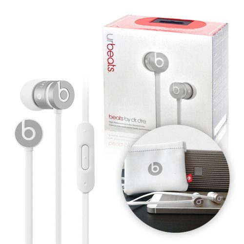 UrBeats vezetékes headset, fülhallgató iPod/iPhone/iPad készülékhez, ezüst