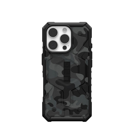 (UAG) Urban Armor Gear Pathfinder SE compatible with MagSafe IPHONE 16 Pro midnight camo tok