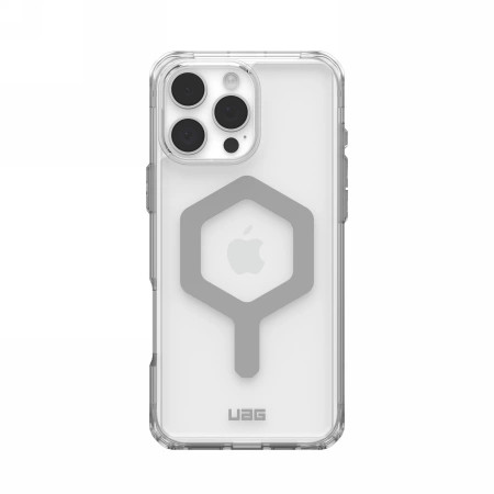 (UAG) Urban Armor Gear Plyo compatible with MagSafe IPHONE 16 Pro Max ice , ezüst