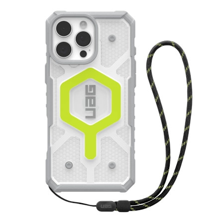 UAG Pathfinder Clear Magsafe Bundle Case with Lanyard iPhone 16 Pro Max - tok, zöld