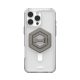 (UAG) Urban Armor Gear Plyo compatible with MagSafe and Magnetic Ring Stand IPHONE 16 Pro Max ice-white / titanium tok