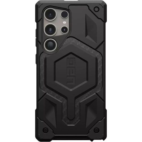 UAG Urban Armor Gear case MONARCH SAMSUNG S25 Ultra 5G carbon fiber tok, fekete