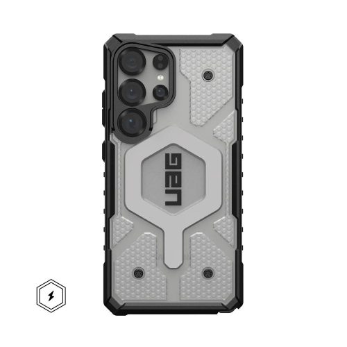 UAG Urban Armor Gear case PATHFINDER CLEAR MAGNET with built-in magnet SAMSUNG S25 Ultra 5G ice/tok, ezüst