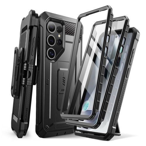 SUPCASE UNICORN BEETLE PRO 2-SET GALAXY S25 ULTRA tok, fekete