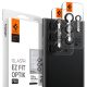 Spigen kameravédő üvegfólia Optik Pro Camera Protector 2-pack Samsung Galaxy S23 Ultra, fekete