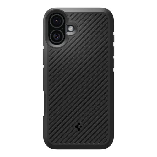 Spigen Core Armor, matte tok, fekete - iPhone 16 Plus