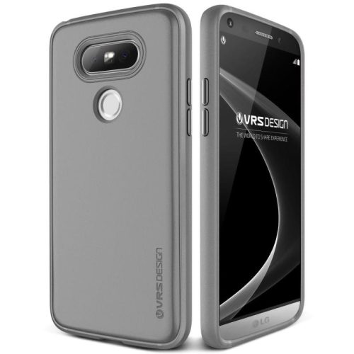 VRS Design (VERUS) LG G5 Single Fit hátlap, tok, sötétszürke