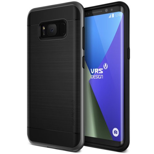 VRS Design (VERUS) Samsung Galaxy S8 Plus High Pro Shield hátlap, tok, sötét ezüst