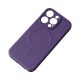 MagSafe Compatible Silicone iPhone 15 Plus Silicone Case tok, lila