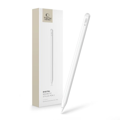 TECH-PROTECT DIGITÁLIS MÁGNESES STYLUS TOLL "2" IPAD, fehér