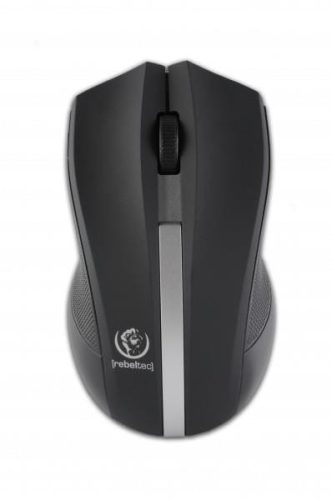 Rebeltec Galaxy wireless mouse, vezeték nélküli egér, fekete-ezüst