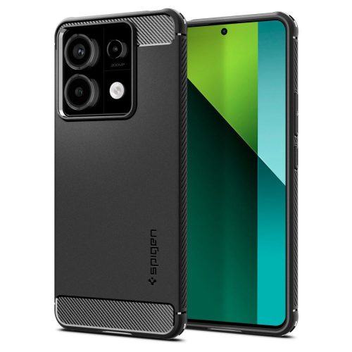 Spigen Rugged Armor Xiaomi Redmi Note 13 Pro 5G/Poco X6 szilikon hátlap, tok, fekete