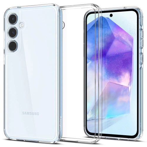 Spigen Ultra Hybrid Samsung A55 5G, Crystal Clear tok, átlátszó