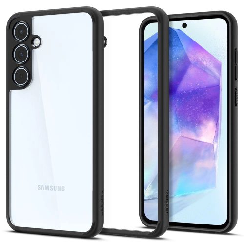 Spigen Ultra Hybrid tok Samsung Galaxy A55 5G, matt, fekete