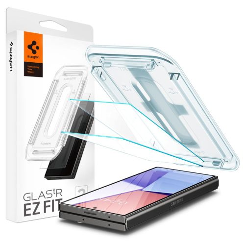 Spigen Glas.TR EZ Fit Samsung Galaxy Z Fold 6 2db edzett üvegfólia, felrakó kerettel