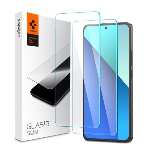 Spigen üveg.TR Slim Xiaomi Redmi Note 13 4G/LTE 2db AGL08295 edzett üvegfólia