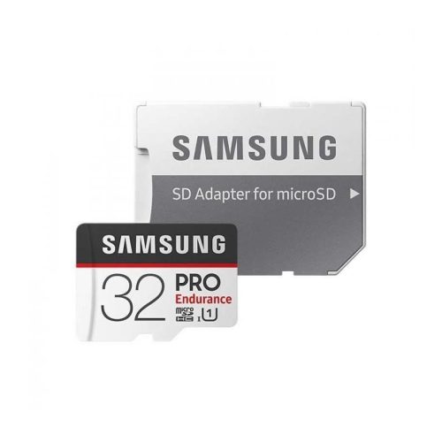 Samsung Pro Endurance micro SDXC, 32GB, class 10, UHS-1, 100 MB/s, memóriakártya adapterrel