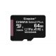 Kingston Canvas Select Plus micro SDXC, 64GB, class 10, UHS-I, 100 MB/s, memóriakártya