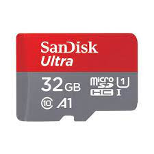 SanDisk micro SDHC Ultra, 32GB, class 10, UHS-I, 120 MB/s, memóriakártya adapterrel