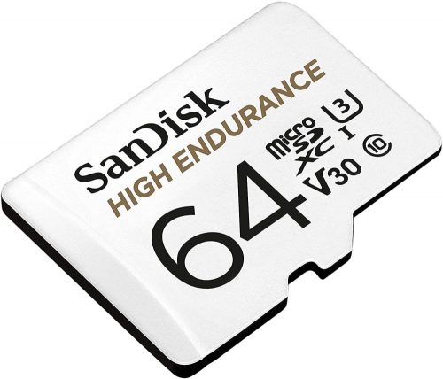 SanDisk High Endurance micro SDXC, 100MB/s, 64GB, memóriakártya adapterrel