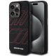 AMG AMHMP15L23SSPK Large Rhombuses Pattern iPhone 15 Pro 6.1", hátlap, tok, fekete