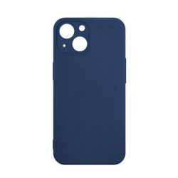 Silicone Case iPhone 13 hátlap, tok, sötétkék