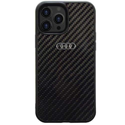 Audi Carbon Fiber AU-TPUPCIP13PM-R8/D2-BK iPhone 13 Pro Max 6.7", hátlap, tok, fekete