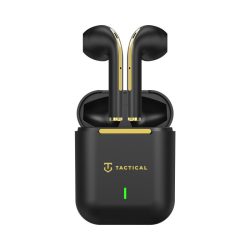   Tactical Black Hawk StrikePods vízálló, vezeték nélküli headset, fülhallgató, töltő tokkal, fekete