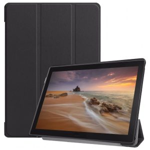 Tactical Book Tri Fold Samsung Galaxy Tab A 10.1" T510/T515 (2019) oldalra nyíló tok, fekete