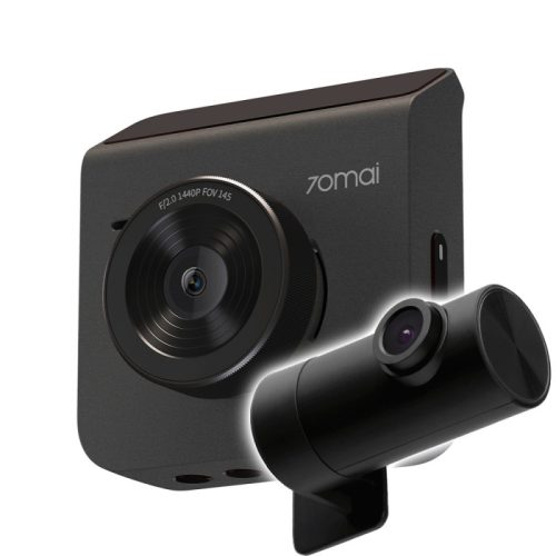 Xiaomi 70mai Cam A400 QHD + Rear Cam RC09 menetrögzítő autós kamera szett elöl-hátul, szürke