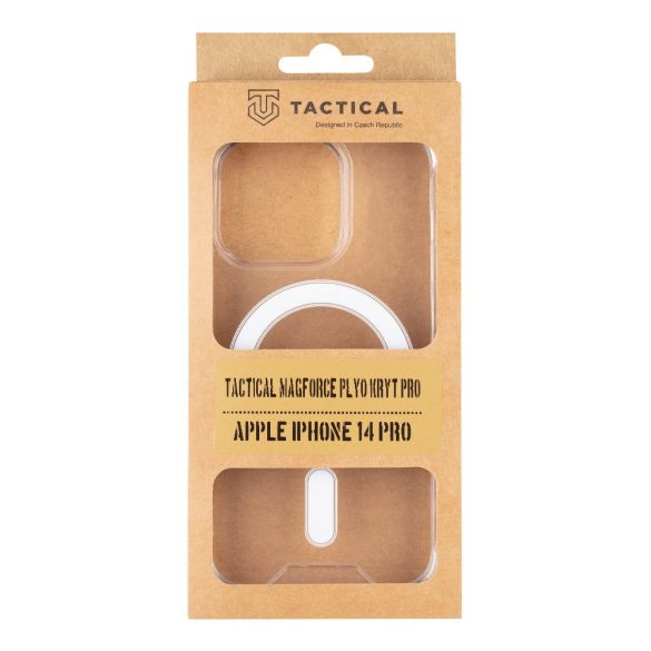 Tactical MagForce Apple iPhone 14 Pro MagSafe kompatibilis hátlap, tok, átlátszó