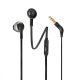 JBL T205 vezetékes headset, fülhallgató, 3.5mm jack, fekete