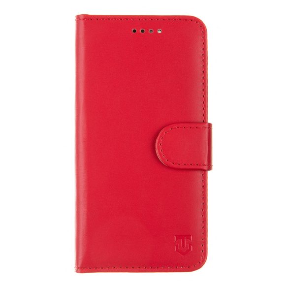 Tactical Field Notes Xiaomi Redmi Note 10 Pro/10 Pro Max oldalra nyíló tok, piros