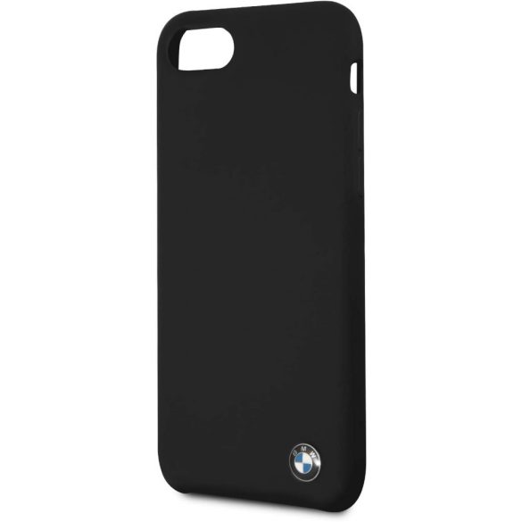 BMW iPhone 7/8/SE (2020) Max Silicone, (BHMCI8SILBK) hátlap, tok, fekete