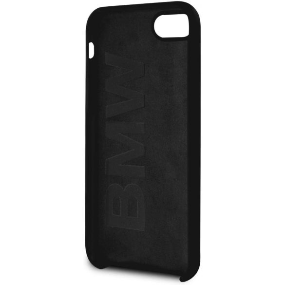 BMW iPhone 7/8/SE (2020) Max Silicone, (BHMCI8SILBK) hátlap, tok, fekete