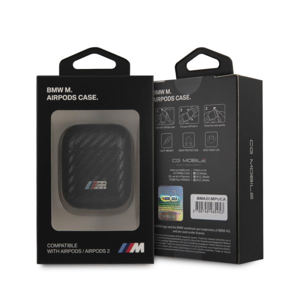 BMW Airpods 1/2 Carbon M Collection (BMA2CMPUCA) tok, fekete