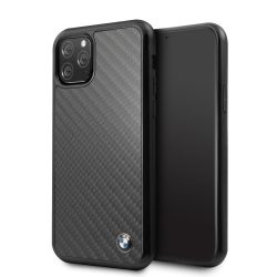   BMW iPhone 11 Pro Signature Real Carbon (BMHCN58MBC) hátlap, tok, fekete