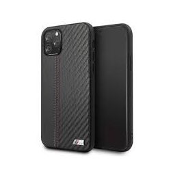   BMW iPhone 11 Pro M Collection Bi-Material Carbon Hard (BMHCN58MCARBK) hátlap, tok, fekete