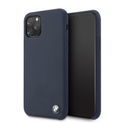   BMW iPhone 11 Pro Silicone (BMHCN58SILNA) hátlap, tok, sötétkék